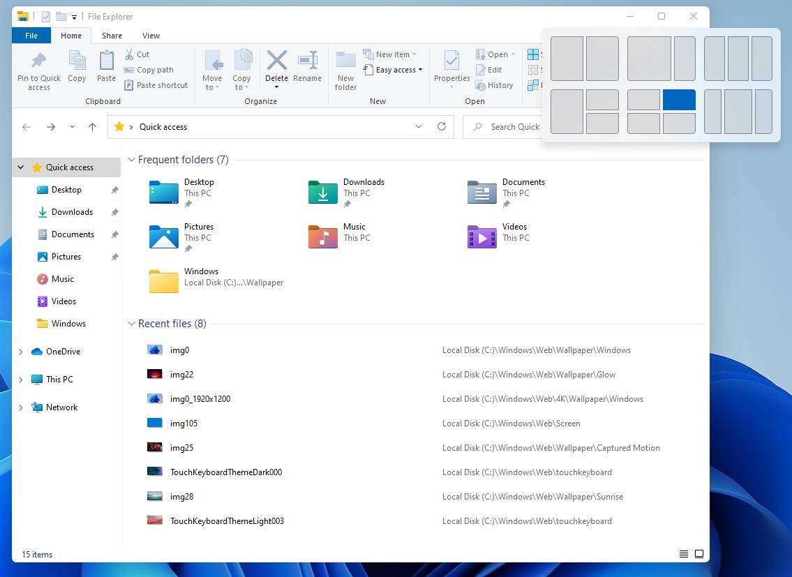 来看看Windows 11改进后的Window Snap功能-Win 11系统之家