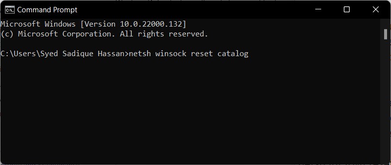 reset-network-catalog-in-windows-11