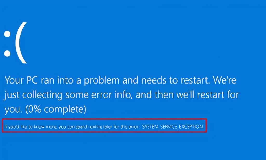 System_Service_Exception_Error_in_Windows_11