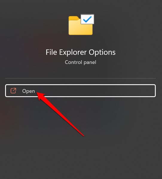 open-file-explorer-options