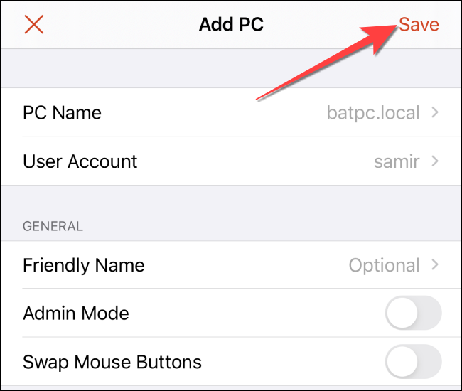 Select-save-to-finalize-the-changes-in-remote-desktop-app
