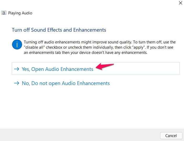 Open-Audio-Enhancements