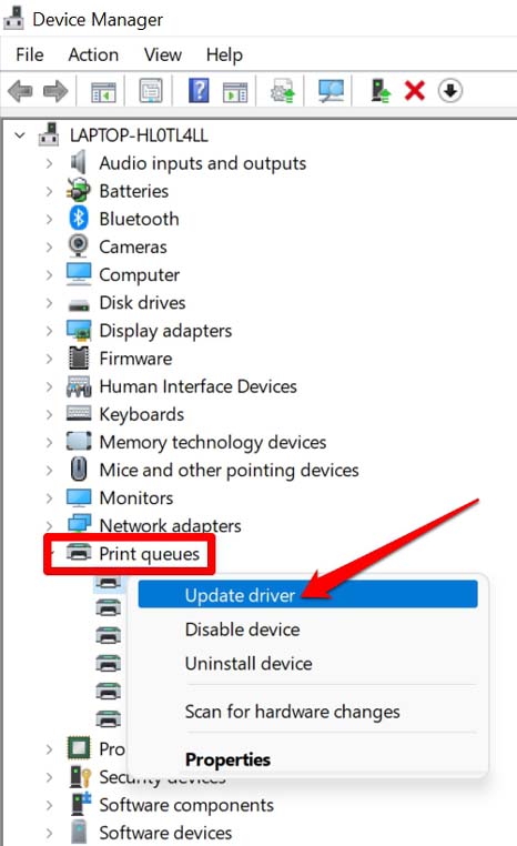 update-printer-driver