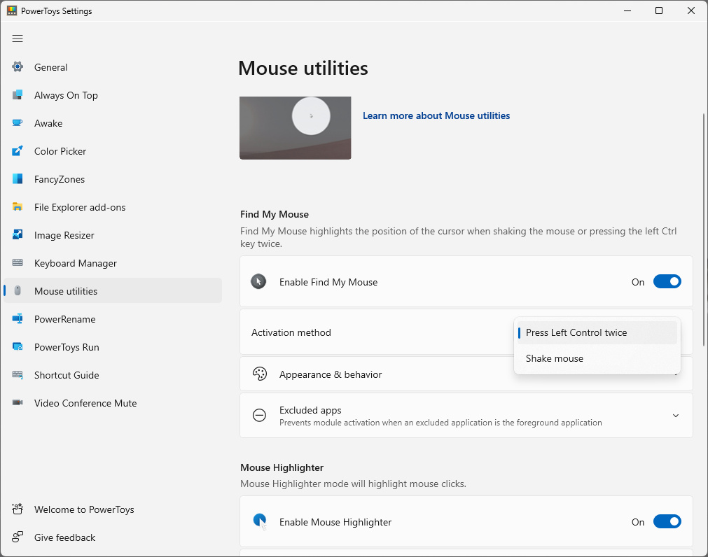 Find-My-Mouse-PowerToys-settings-with-mousa-shake-option