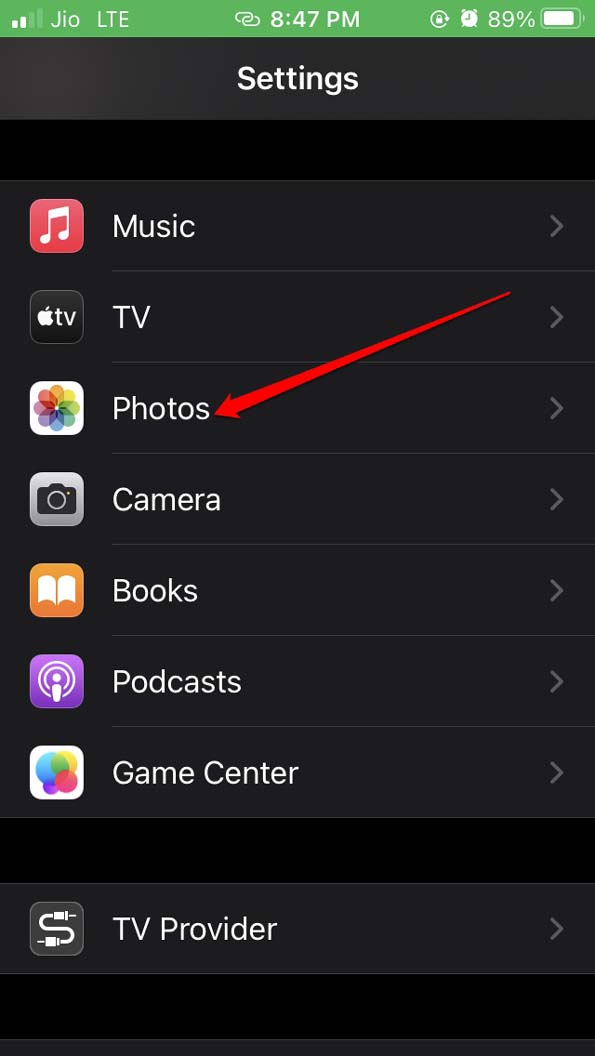 iOS-Photos-settings