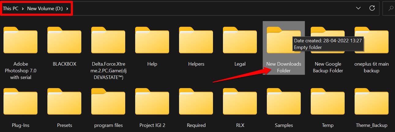 create-a-new-folder-in-D-drive