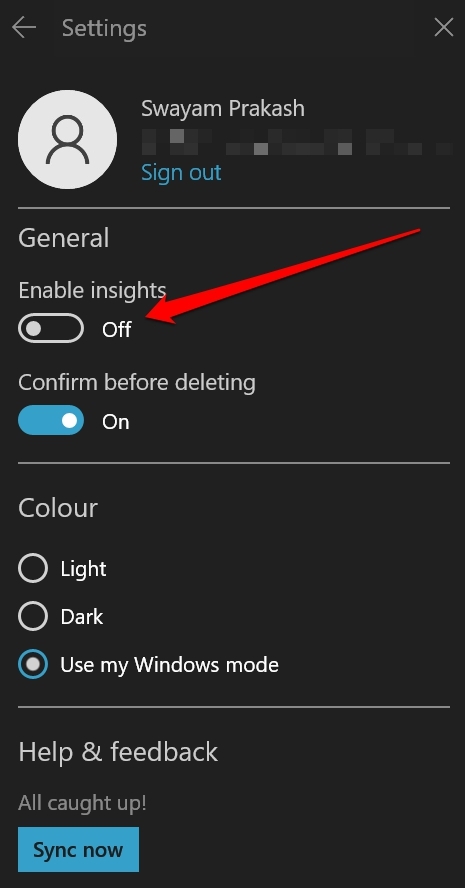 disable-insights-on-Sticky-Notes