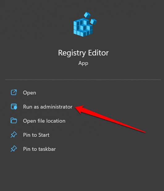 run-registry-editor-as-administrator run-registry-editor-as-administrator