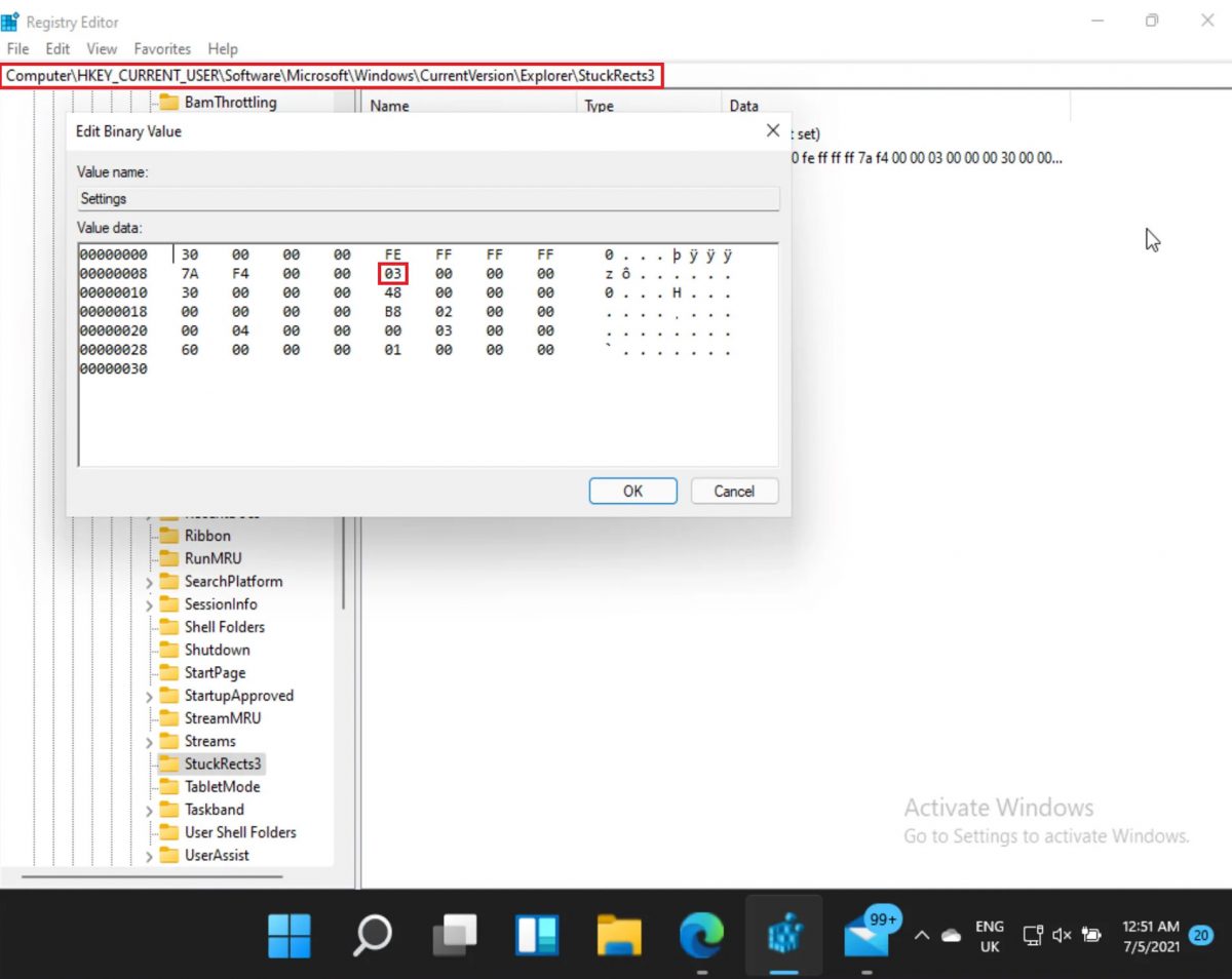 Windows-11-Moving-The-Taskbar-Editing-The-Registry-scaled-1
