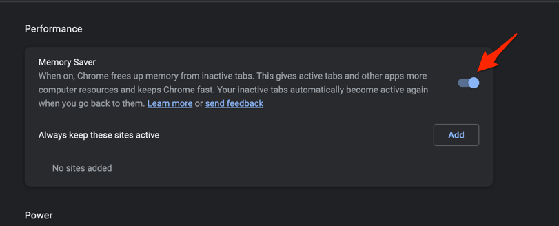 Memory_Saver_Chrome_Performance_Toggle_button Memory_Saver_Chrome_Performance_Toggle_button