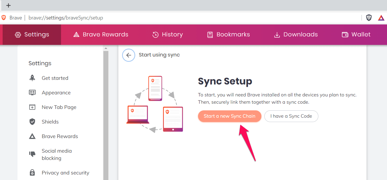Start_a_new_sync_chain_button_Brave_Computer