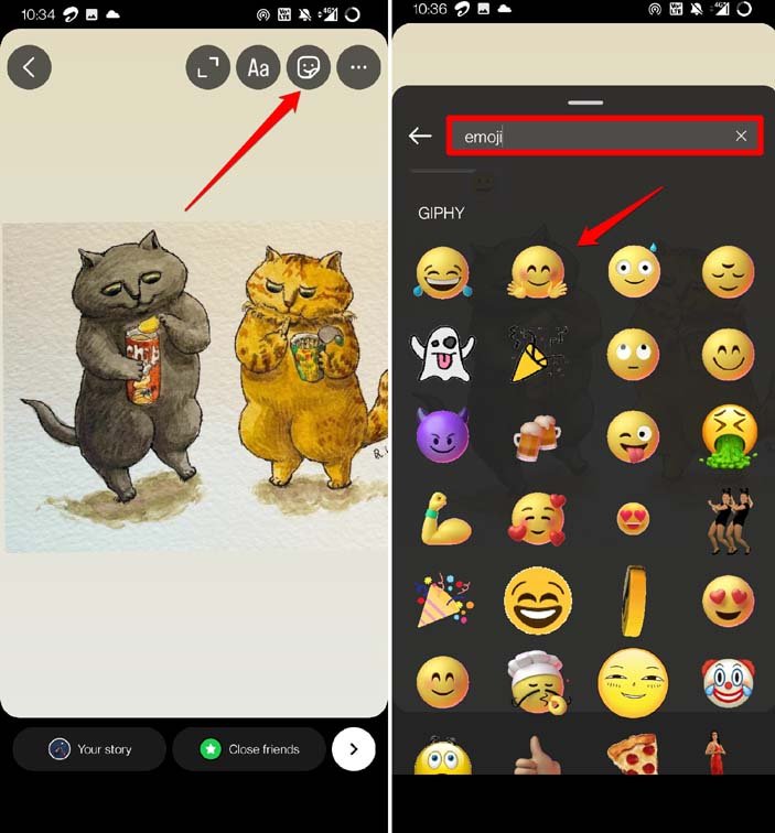 add-live-emoji-to-picture-on-Instagram-