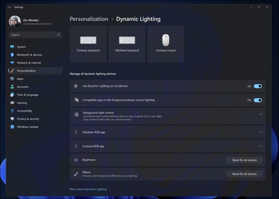 dymanic-lighting-settings