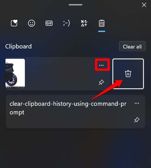 remove-individual-item-on-clipboard