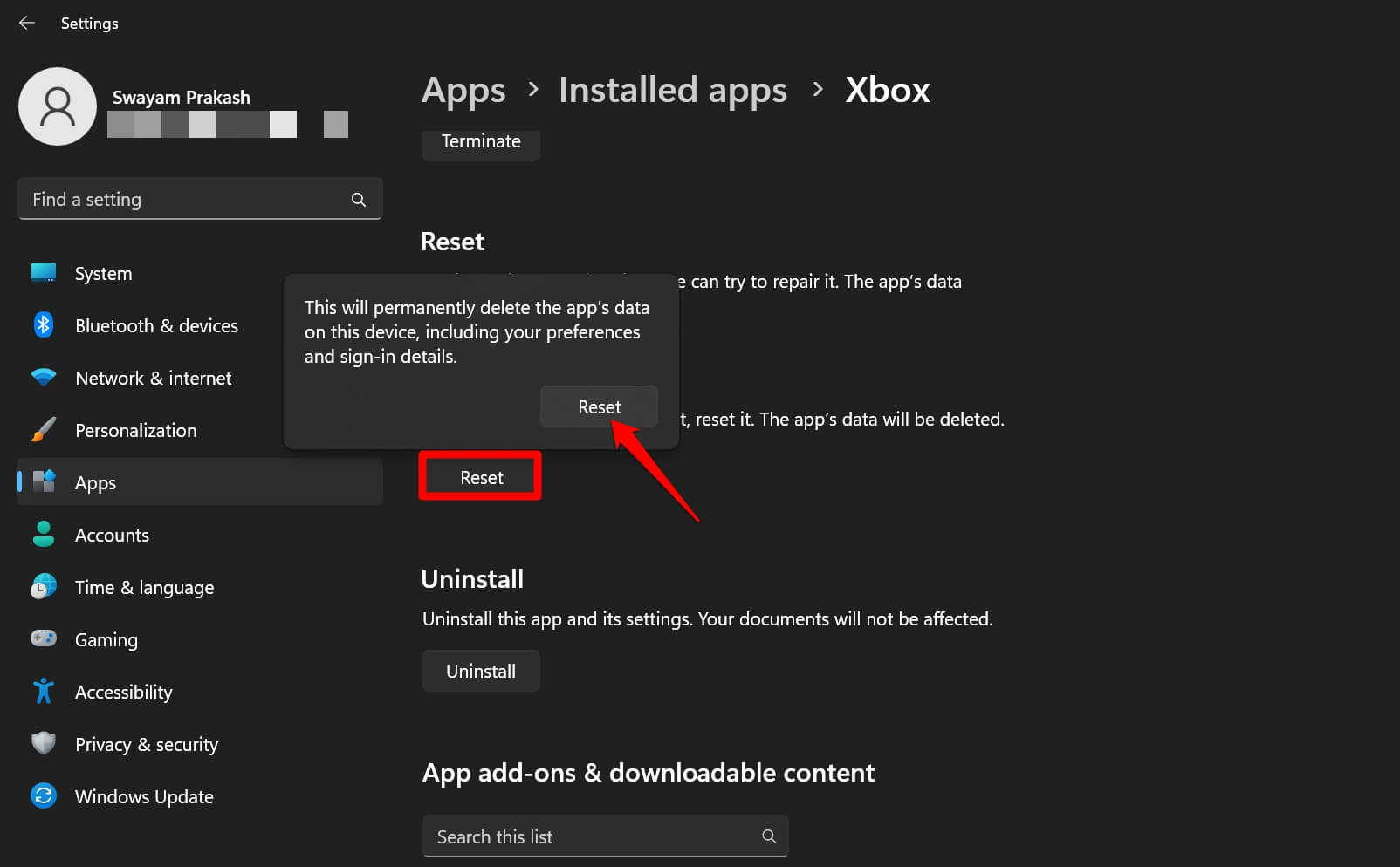 Reset-Xbox-app-on-Windows-11 Reset-Xbox-app-on-Windows-11