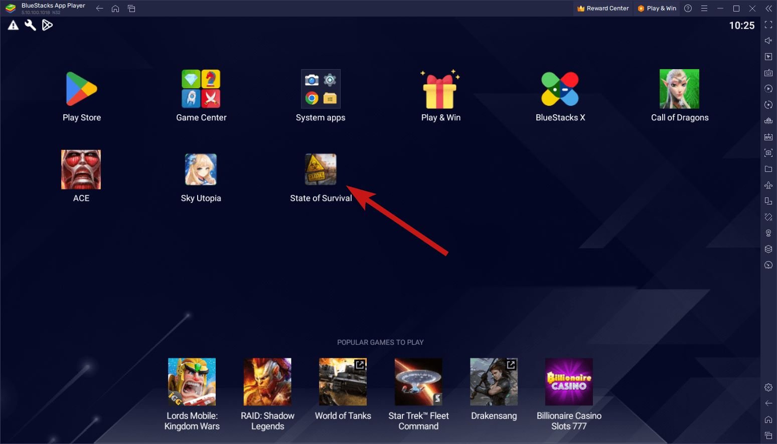 Click-to-launch-a-game-on-BlueStacks