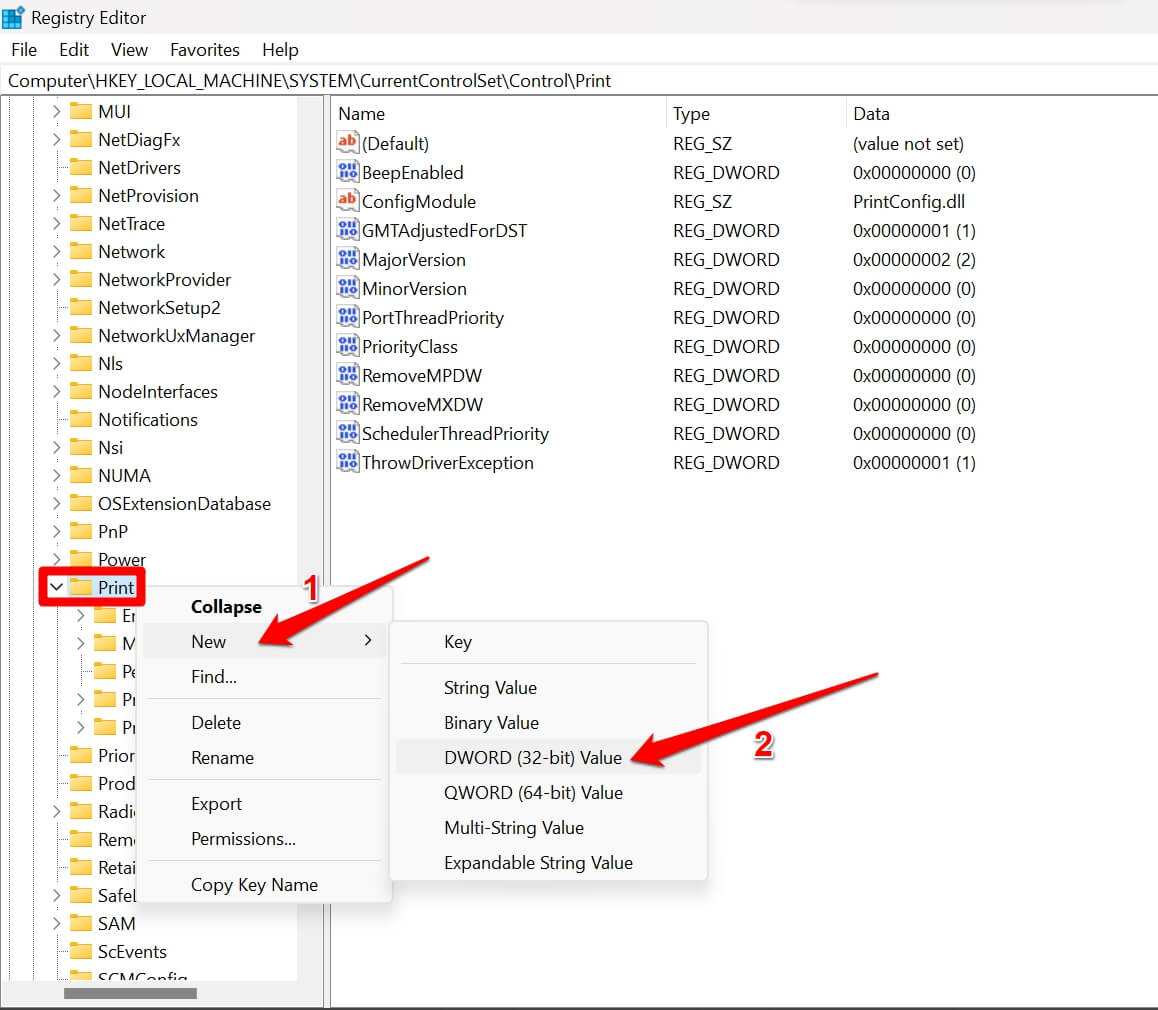 create-new-DWORD-Value-for-Print-key create-new-DWORD-Value-for-Print-key