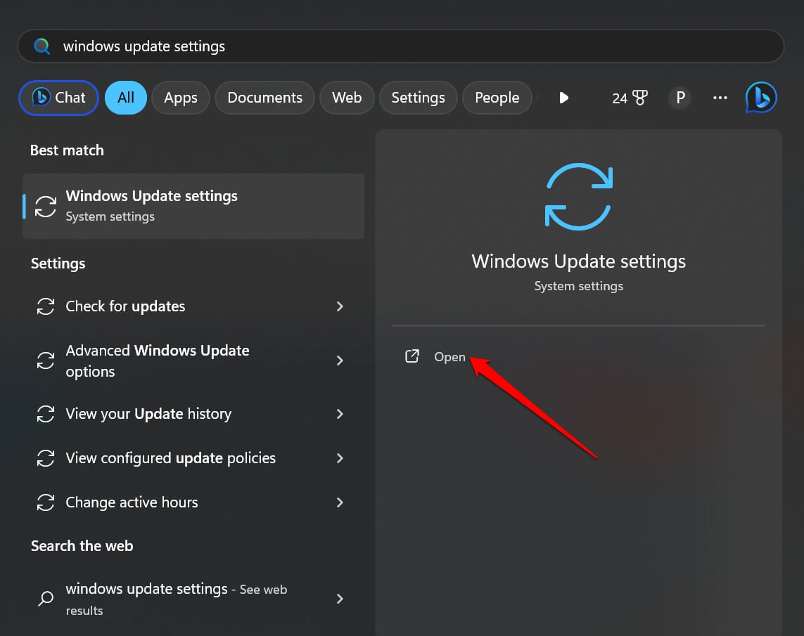 open-the-Windows-update-settings