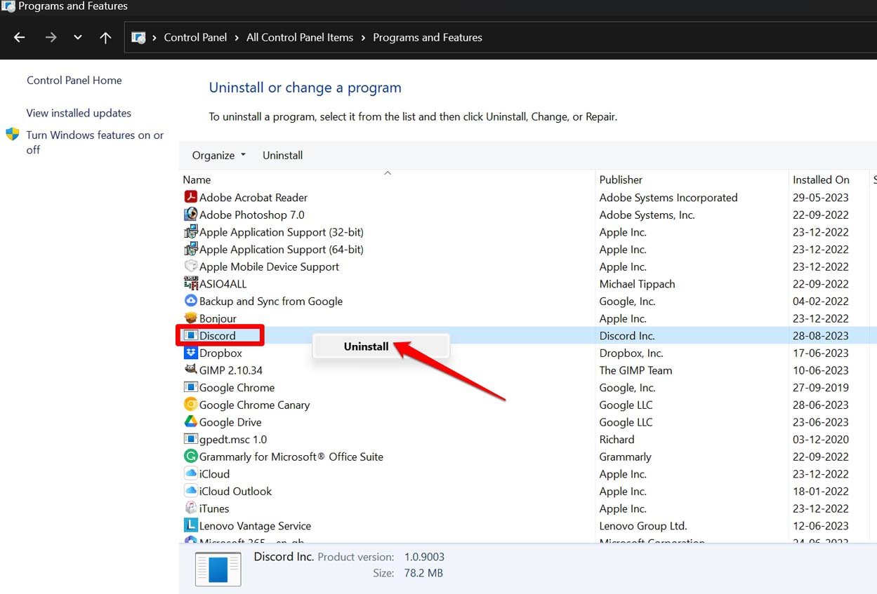 uninstall-Discord-from-Windows uninstall-Discord-from-Windows