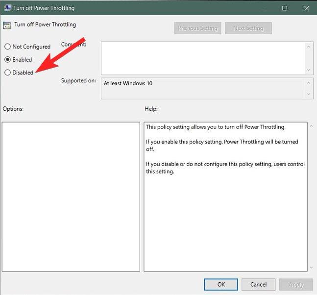 Disable-turn-off-power-throttling-feature