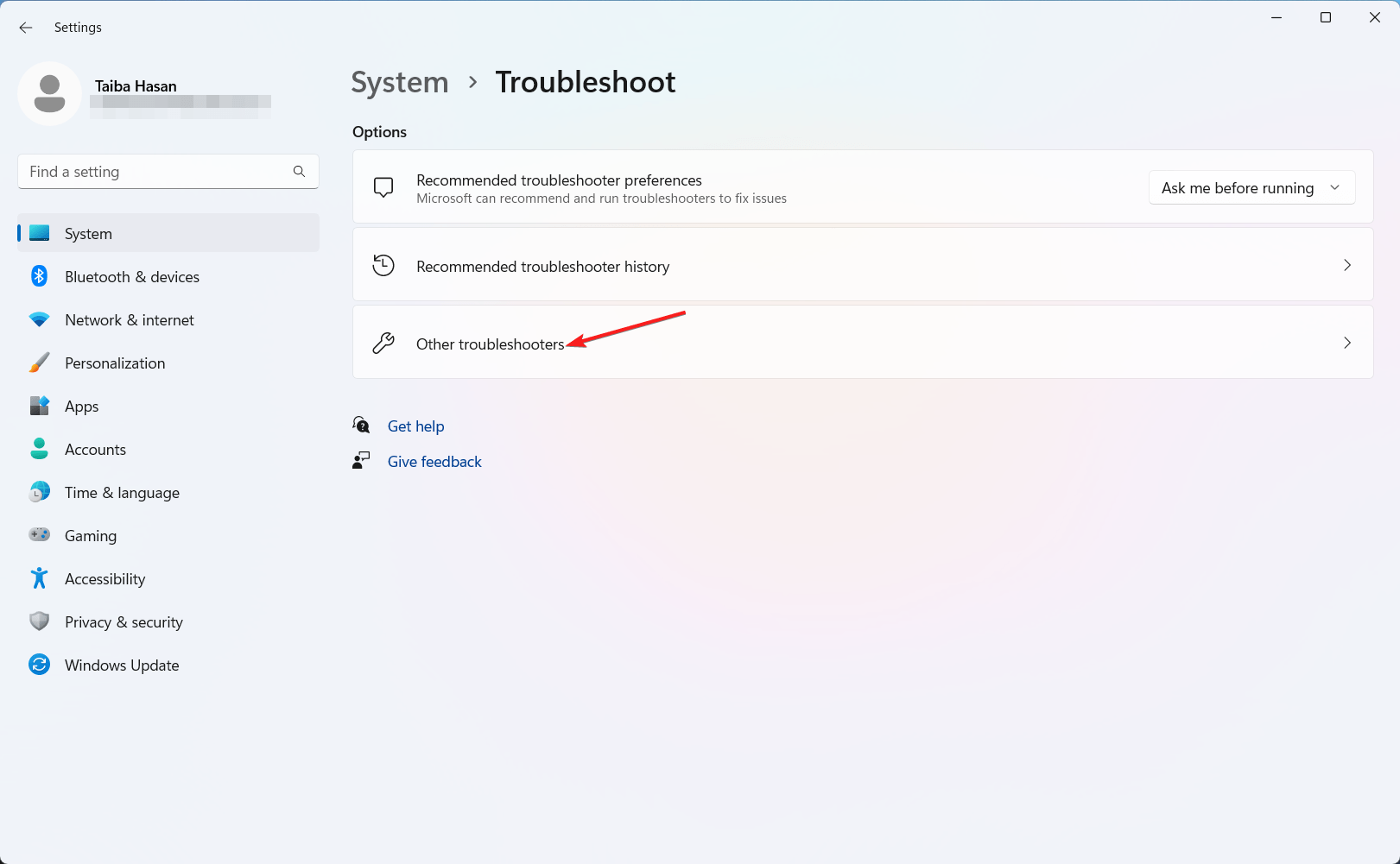 Other-troubleshooters Other-troubleshooters