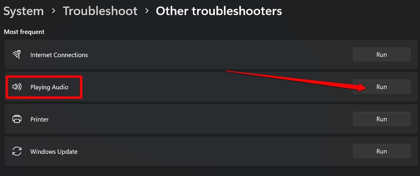 Windows-audio-troubleshooter