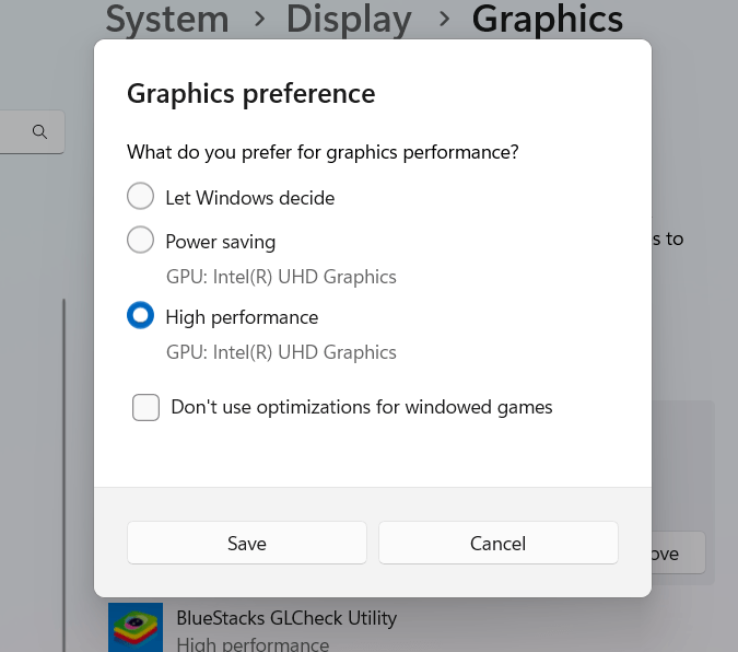 Select-Graphic-Preference