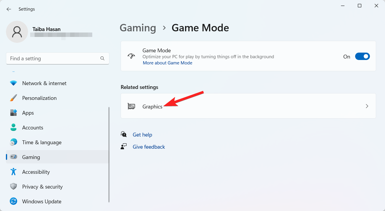 Select-Graphics-in-Game-Mode-settings Select-Graphics-in-Game-Mode-settings