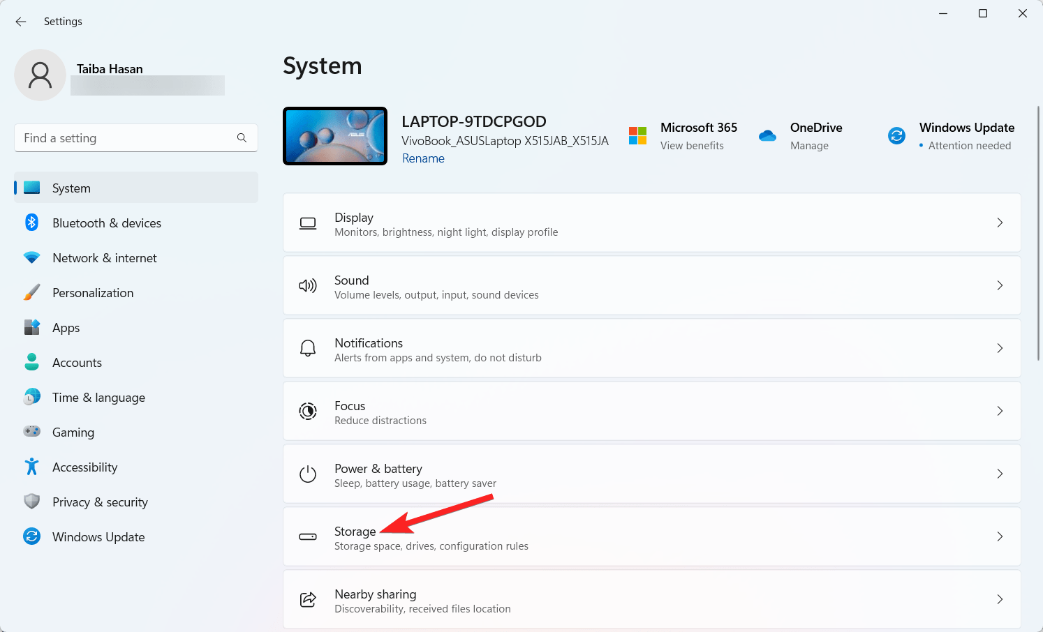 Select-Storage-option-from-the-System-settings