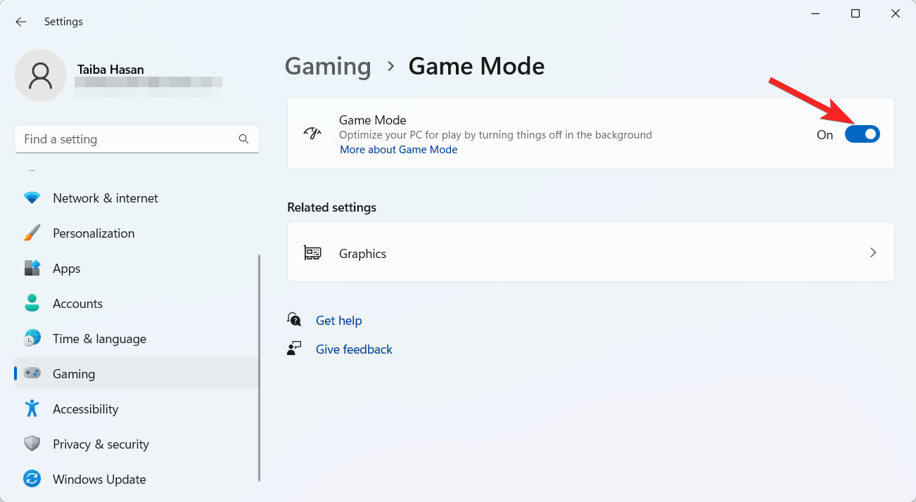 Toggle-on-the-Game-Mode-feature Toggle-on-the-Game-Mode-feature