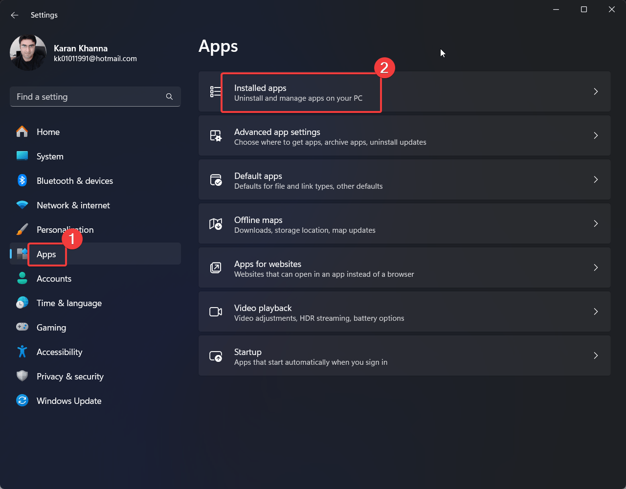 Installed-apps Installed-apps