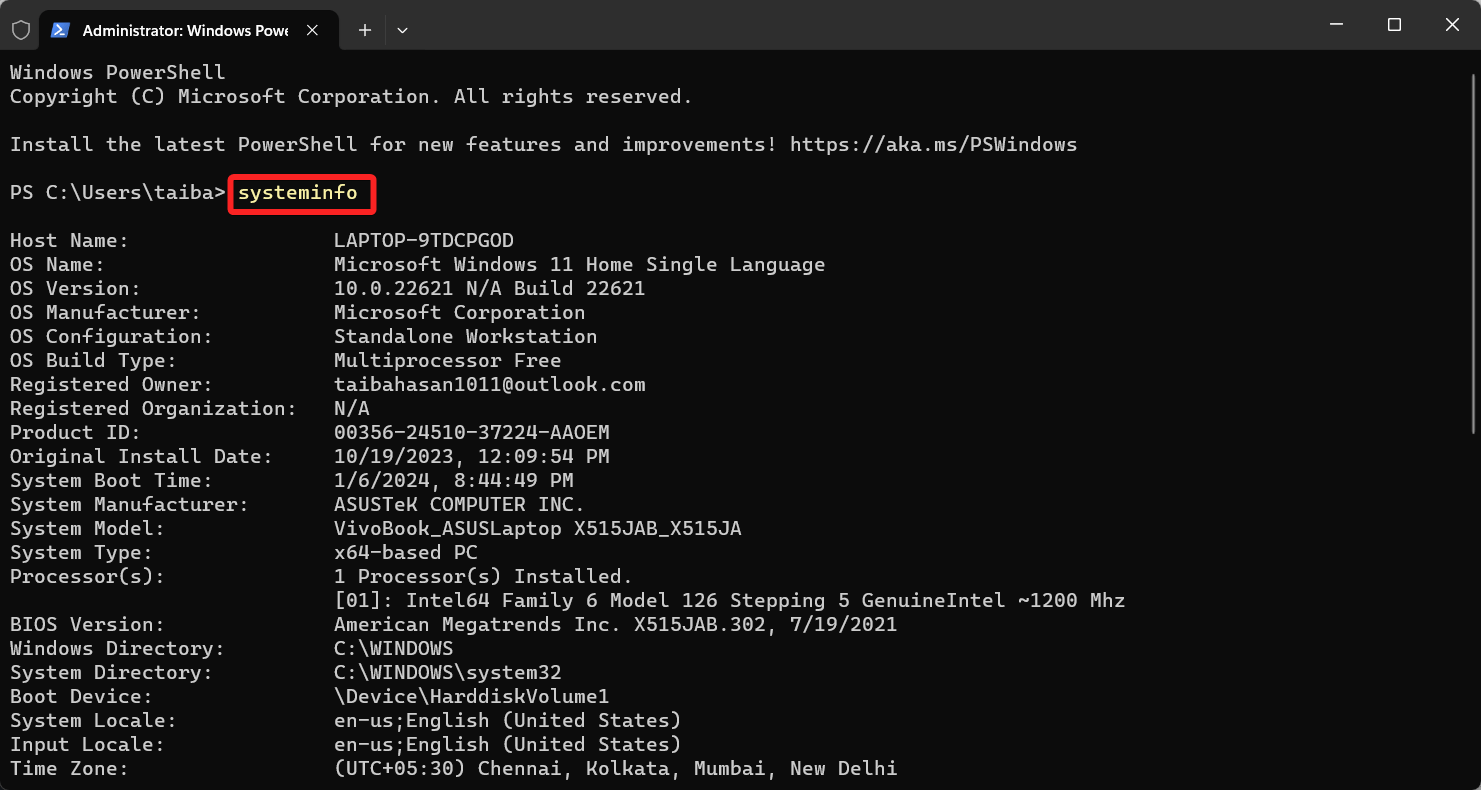 Run-the-systeminfo-command Run-the-systeminfo-command
