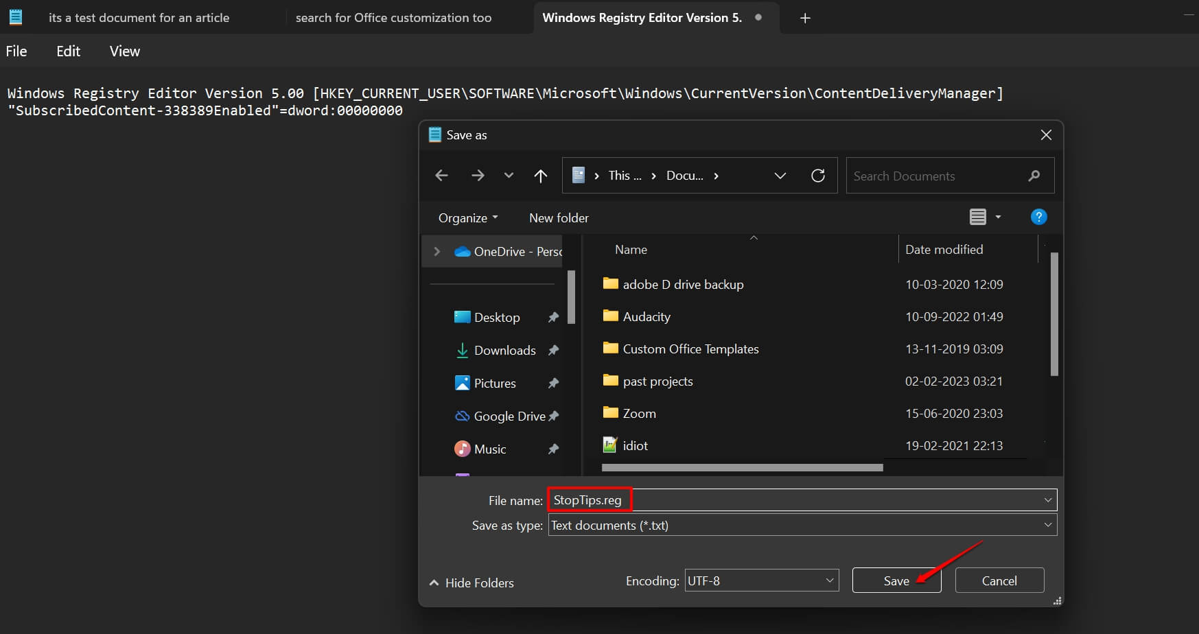 create-a-registry-script-to-turn-off-suggestions-in-Windows-11