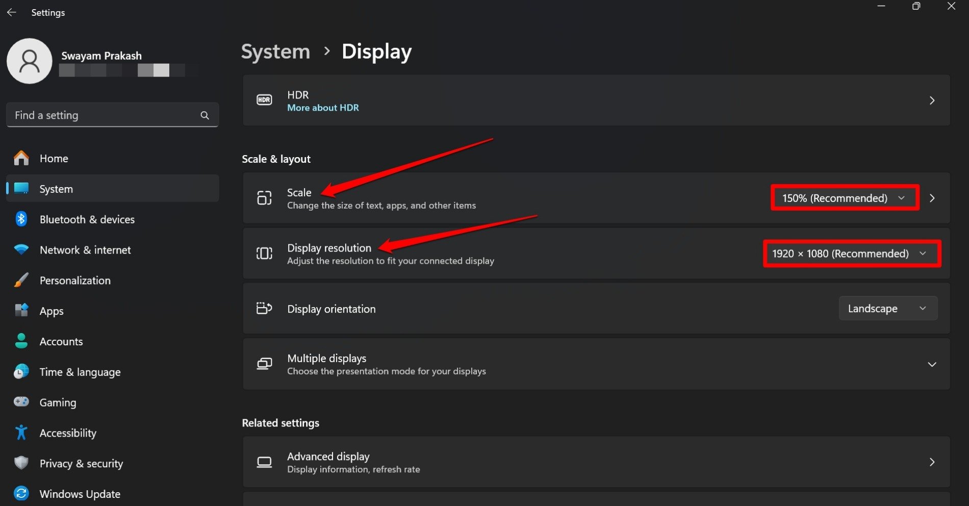 set-the-default-scale-and-display-resolution-in-Windows-11