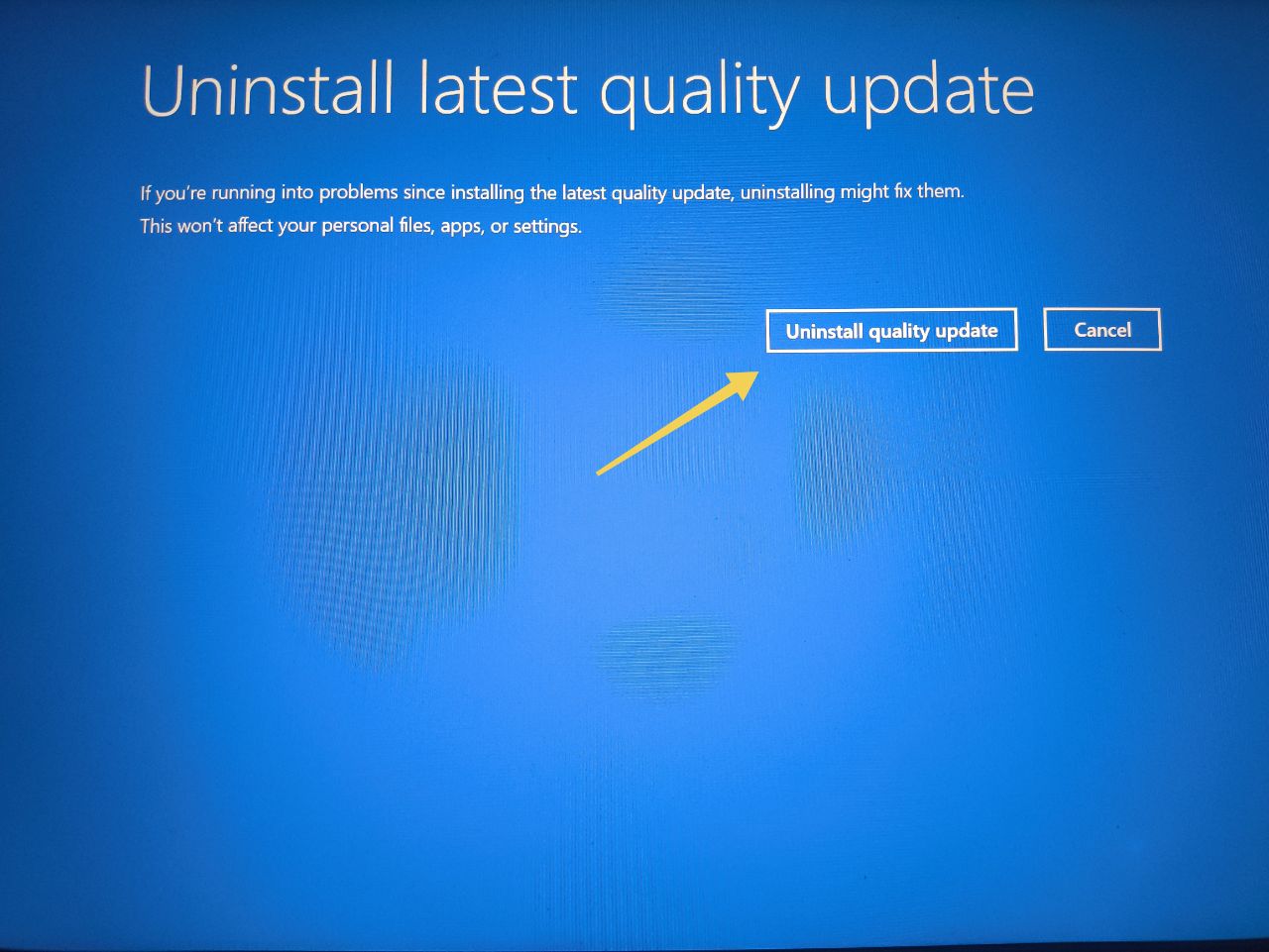 uninstall-quality-update uninstall-quality-update