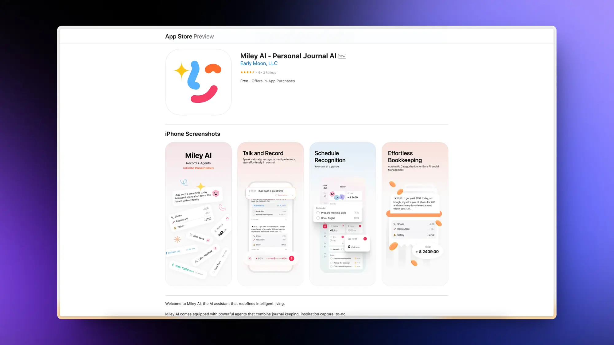 Miley AI：移动端 AI 记录软件-Win 11系统之家