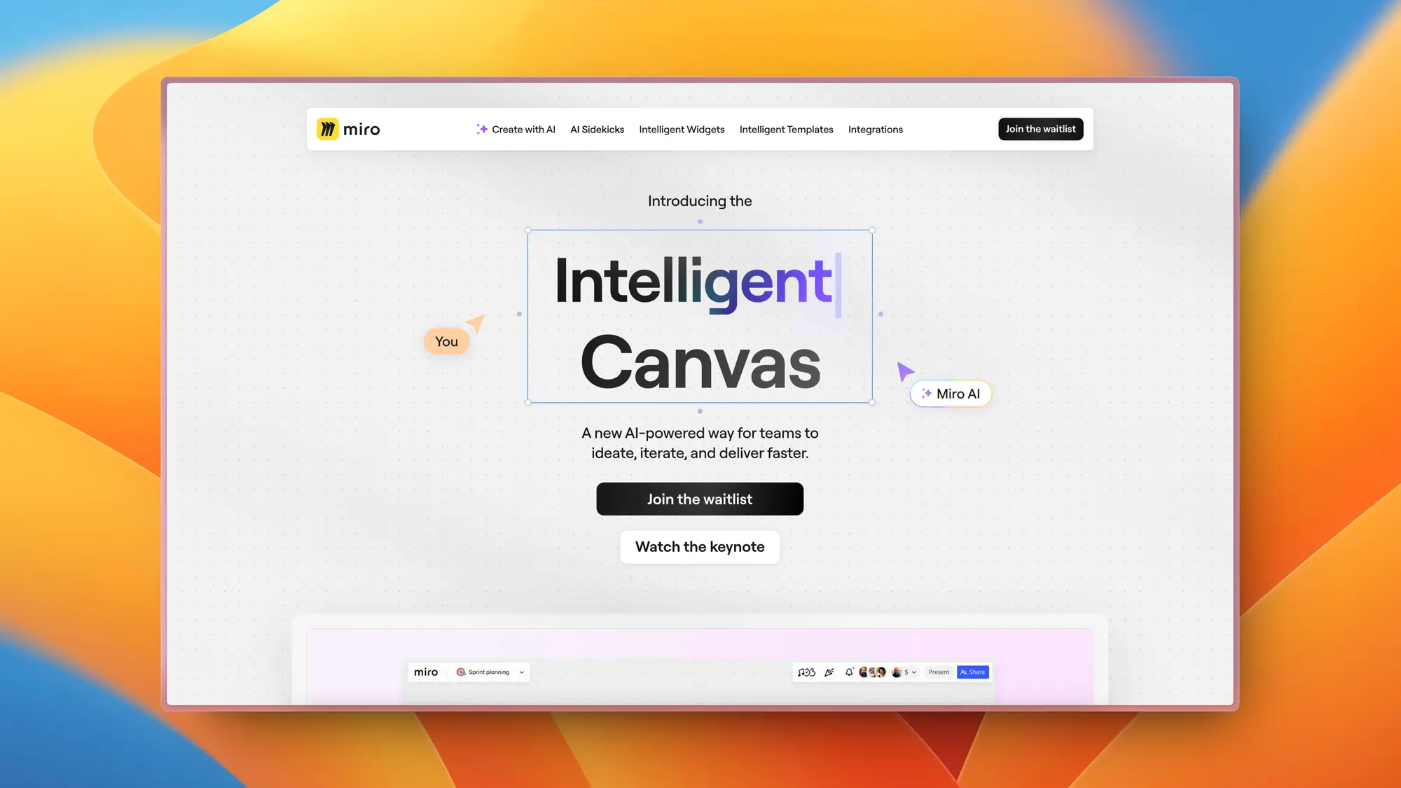 Miro Intelligent Canvas:AI 白板功能-Win 11系统之家